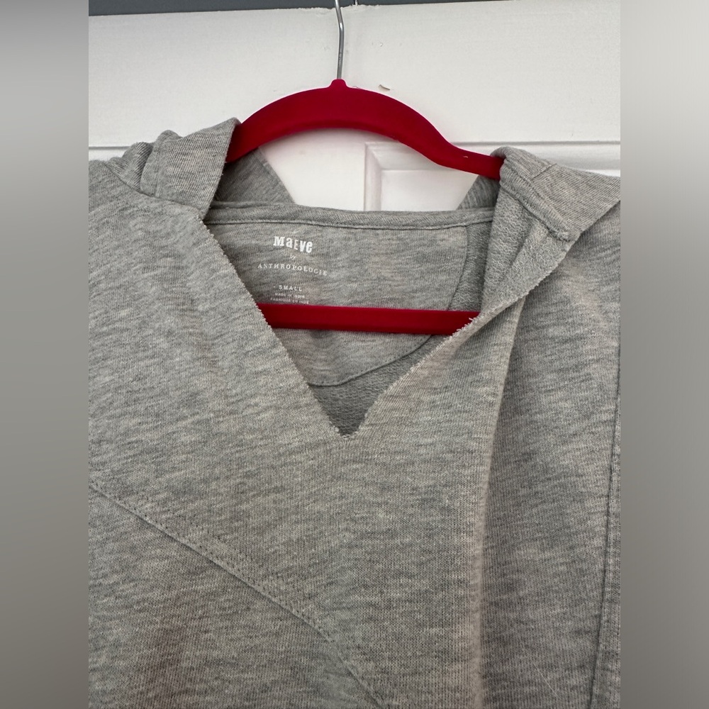 Anthropologie Maeve Gray Road Trip Graphic Hoodie Sweatshirt in Size Small - Picture 13 of 16